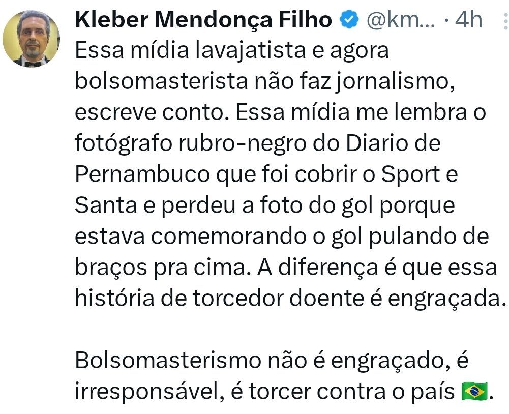 Wilson Gomes tweet media