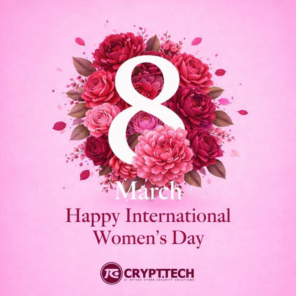crypttech's tweet photo. Happy International Women’s Day!🌸 #InternationalWomensDay #InternationalWomensDay2026 https://t.co/vb1uCdbHVc