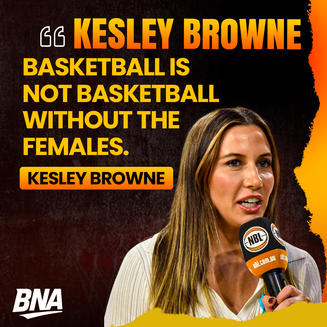 AusBballnews's tweet image. Powerful words from Kesley Browne! 💪

Here's to the love for all female athletes, coaches, and leaders who shape basketball every day. 🙌

#internationalwomensday2026 #kesleybrowne #womensbasketball