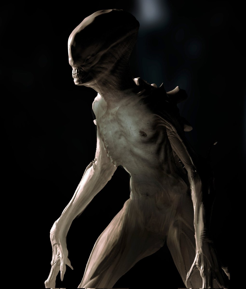 coldesign_ltd's tweet image. Cant believe this was November 2022. Great fun doing these offspring sketches for Alien Romulus. 
#alienromulus #xenomorph #conceptart #conceptartist #creaturedesign # productionart