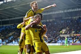 skybluesarchive's tweet photo. On this day 2019 Sky Blues lost 2-1 at home to Burton , Tom Bayliss getting City's goal, Jamie Allen scored one for Burton, Enobakhare was sent off on 53 mins. McFadzean and Collins in Burton defence att. 11,468 https://t.co/zIAyKwarKC https://t.co/OFRSRtcQqz