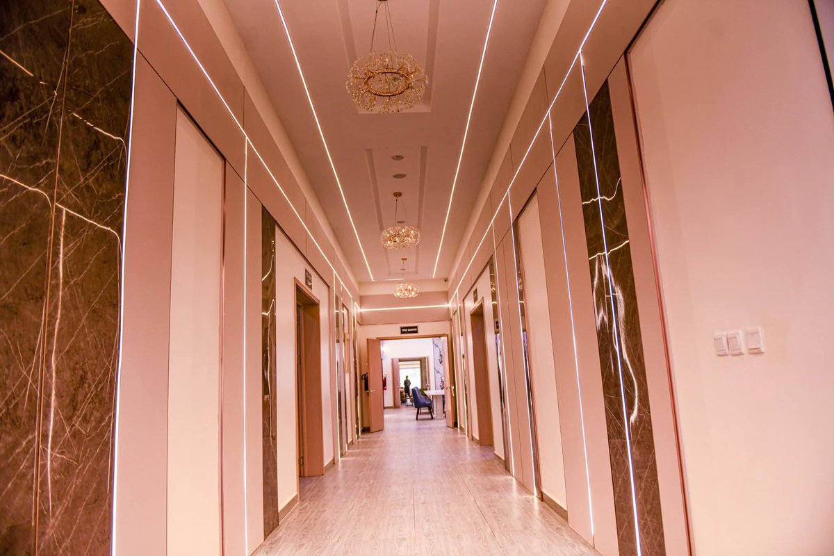 Specs of Senator Oluremi Tinubu Senior Citizens Centre in Akwa Ibom State, commissioned by Her Excellency <a href="/SenRemiTinubu/">Sen Oluremi Tinubu, CON</a>, and it will now be a model across the country.

*3 Cozy Lounges: Spaces that foster social interaction, comfort, and relaxation.
• A Fitness and Wellness
