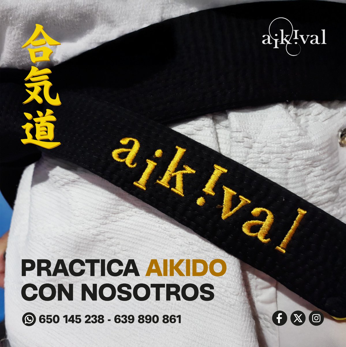 aikival's tweet photo. Si tienes curiosidad por las #artesmarciales y en especial por el #aikido ,no dudes en venir a conocerlo y probar con nosotros. Te esperamos. #aikival #defensapersonal https://t.co/5xSxwetl7a