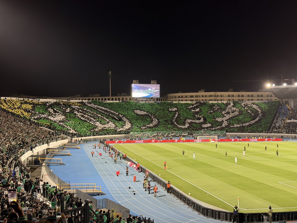 peron_celio's tweet photo. Le match le plus fou de ma vie 

📅 07/03/2026
🏟️ Mohamed V (Casablanca)
🆚 Raja - OC Safi 2-0
🎟️ €6

 #groundhopping https://t.co/guoXOIYrEv