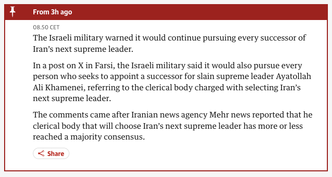 From the Guardian: