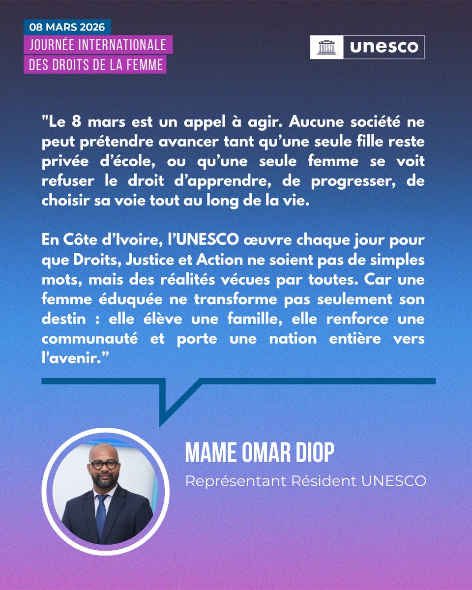 UNESCO Côte d’Ivoire tweet media