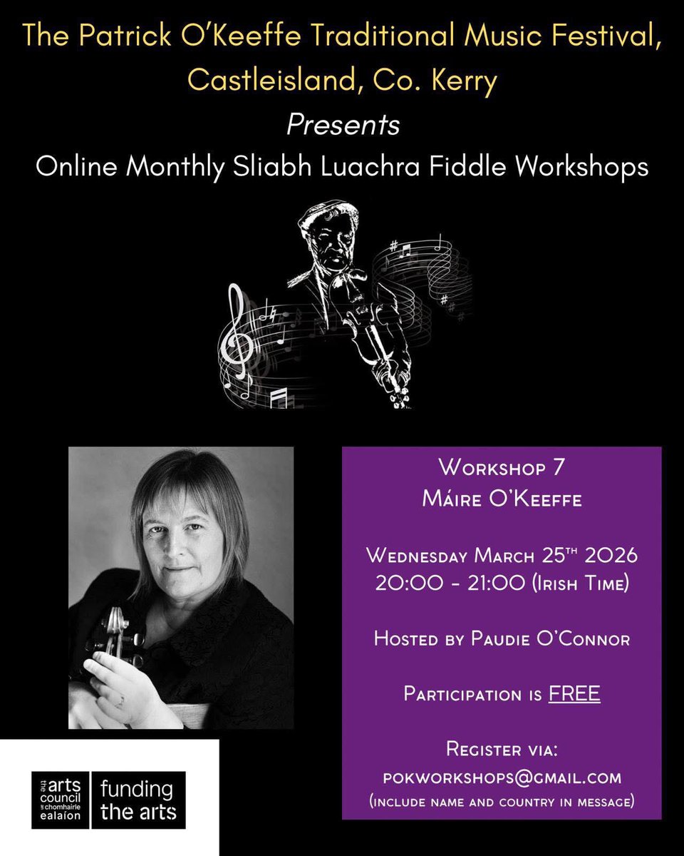 Patrick O'Keeffe Traditional Music Festival tweet media