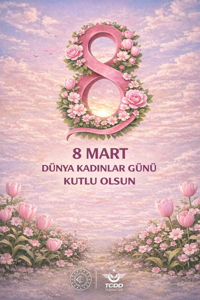 Geleceğe uzanan yollarda emeği, azmi ve başarılarıyla iz bırakan tüm kadınların
8 Mart Dünya Kadınlar Günü kutlu olsun.

#8Mart #DünyaKadınlarGünü #TCDDTaşımacılık