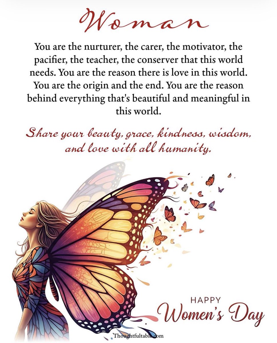 gratefuledu64's tweet photo. #HappyWomensDay #InternationalWomensDay2026 
Sharing sincere #gratitude for all women around the world! 🥰 https://t.co/ItBEKJdj59