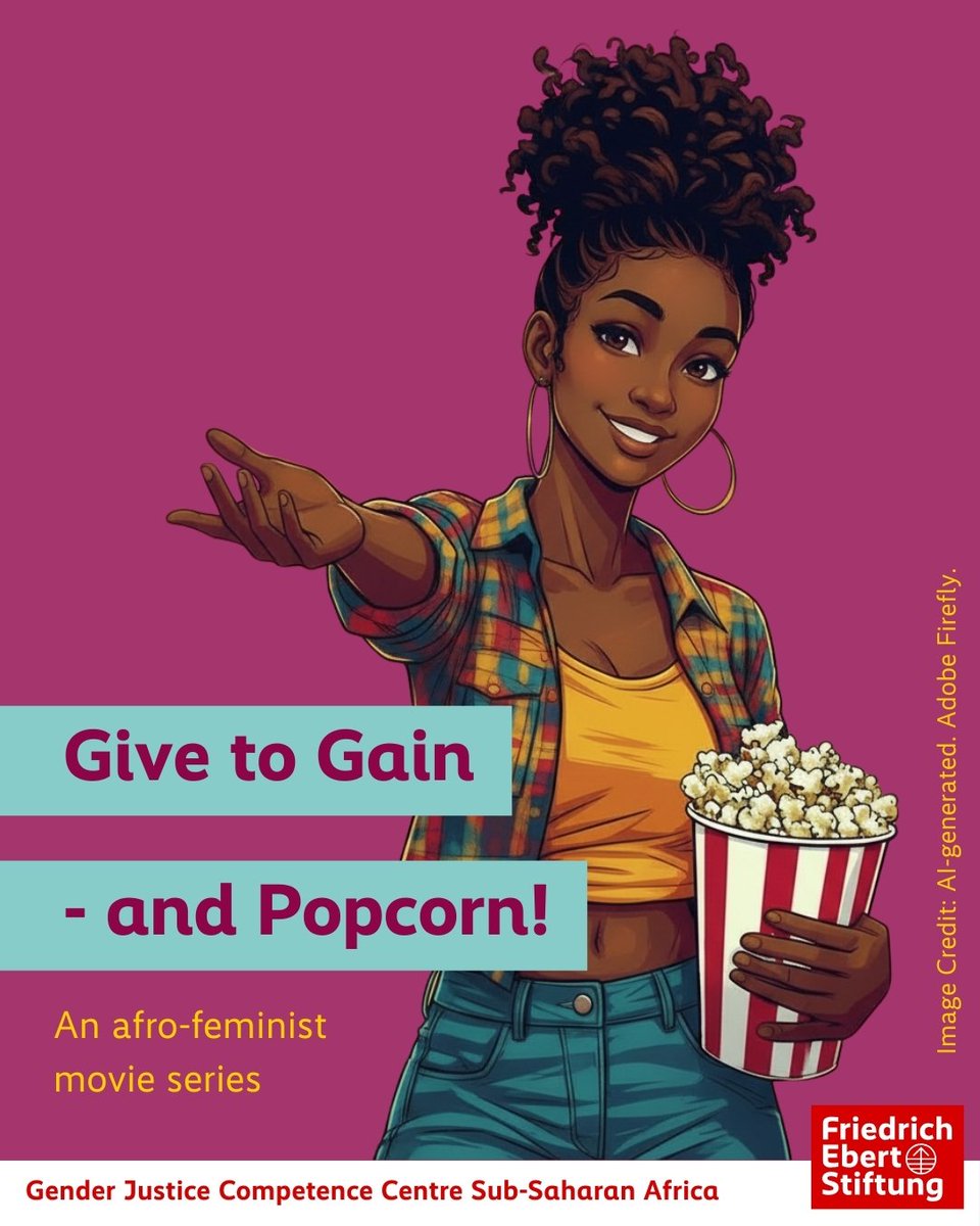 #GenderJustice remains one of today’s biggest challenges. Women’s voices are often sidelined, care work undervalued, and inequalities persist.

This #IWD2026, we present “Give to Gain – and Popcorn!” — an Afro-feminist film series exploring these realities.

#GiveToGain #GJCC