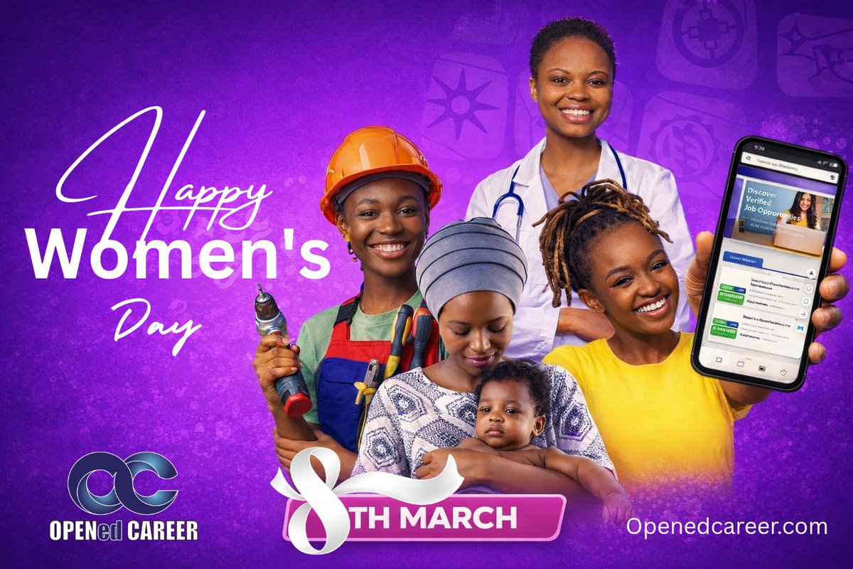 OpenedCareer's tweet photo. Happy International Women’s Day from OPENedCAREER.

Today we celebrate the strength, resilience, and achievements of women everywhere. Your impact continues to inspire progress and opportunity across the world. 💜

 #InternationalWomensDay #WomenInLeadership https://t.co/ElgiUbLGwd