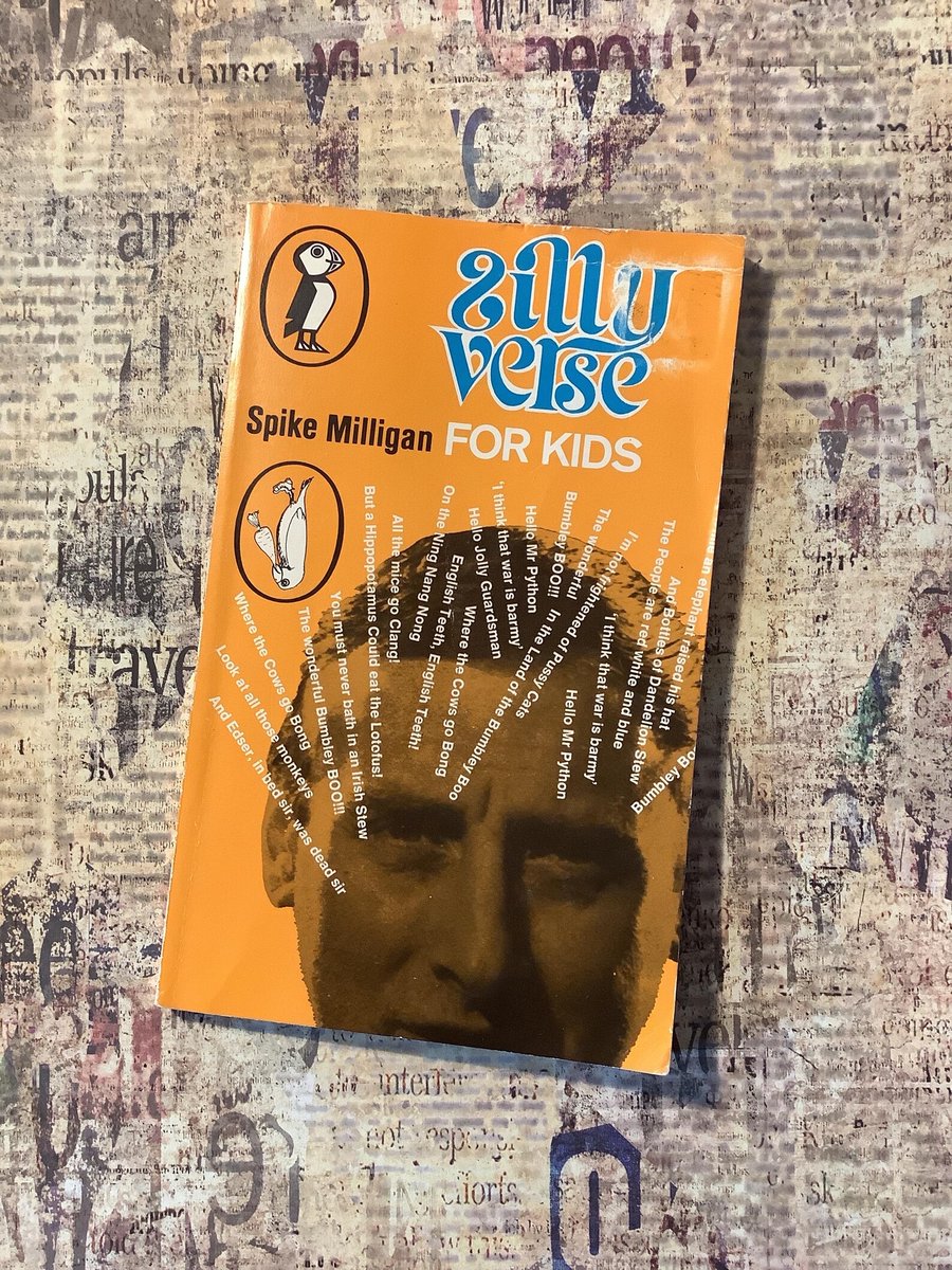 WatsonsVintage's tweet photo. NEW LISTING - RARE Vintage 1974 'Silly Verse For Kids' Book by Spike Milligan in Paperback - Illustrated Rhymes - Funny Rhymes - Nostalgic Birth Year Gift https://t.co/Ov9Z5IwTVC via @Etsy #VintageBooks #ChildrensBooks #SpikeMilligan #1974Gift #PaperbackBooks #70snostalgia https://t.co/eFJh5ghAaW