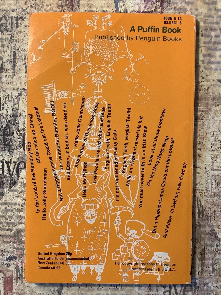 WatsonsVintage's tweet photo. NEW LISTING - RARE Vintage 1974 'Silly Verse For Kids' Book by Spike Milligan in Paperback - Illustrated Rhymes - Funny Rhymes - Nostalgic Birth Year Gift https://t.co/Ov9Z5IwTVC via @Etsy #VintageBooks #ChildrensBooks #SpikeMilligan #1974Gift #PaperbackBooks #70snostalgia https://t.co/eFJh5ghAaW