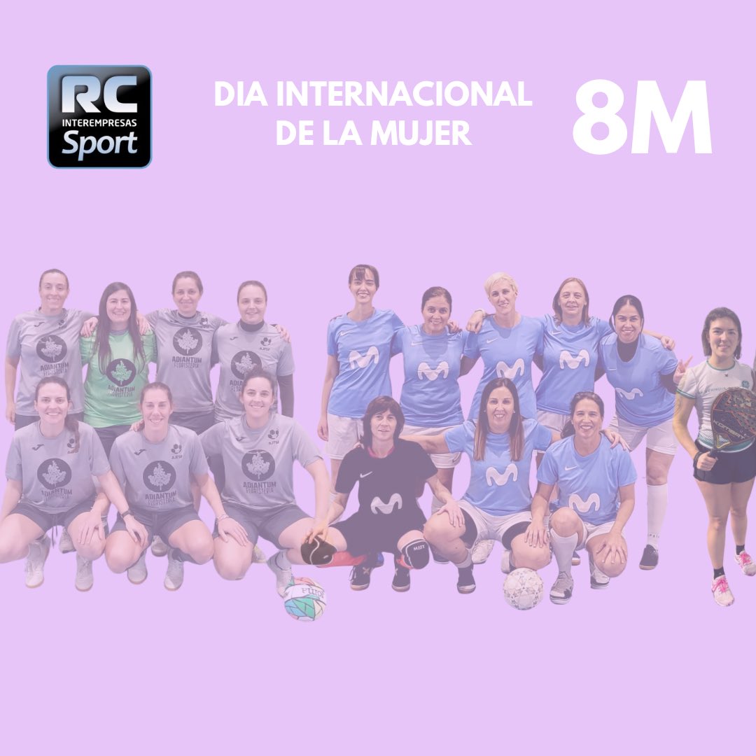 RCSport3's tweet photo. 🌟 Hoy, en RC Sport, nos unimos con orgullo a la celebración del Día Internacional de la Mujer. 
En nuestro compromiso por promover la igualdad en el deporte corporativo, hemos sido pioneros en impulsar desde 2007 ligas mixtas, así como ligas exclusivamente femeninas. https://t.co/M4Wt7bPRAo