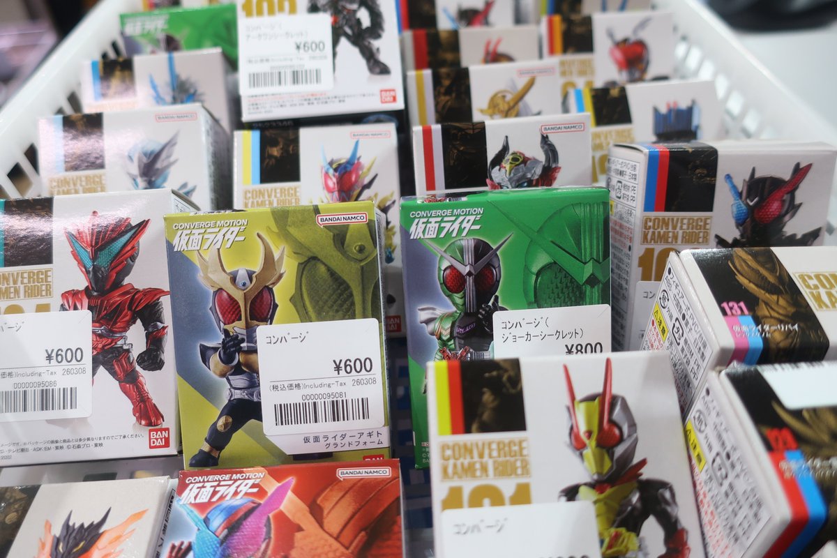 コンバージ大量入荷！！ プレバン限定品もあってｸﾞｩﾚｰｲﾄ