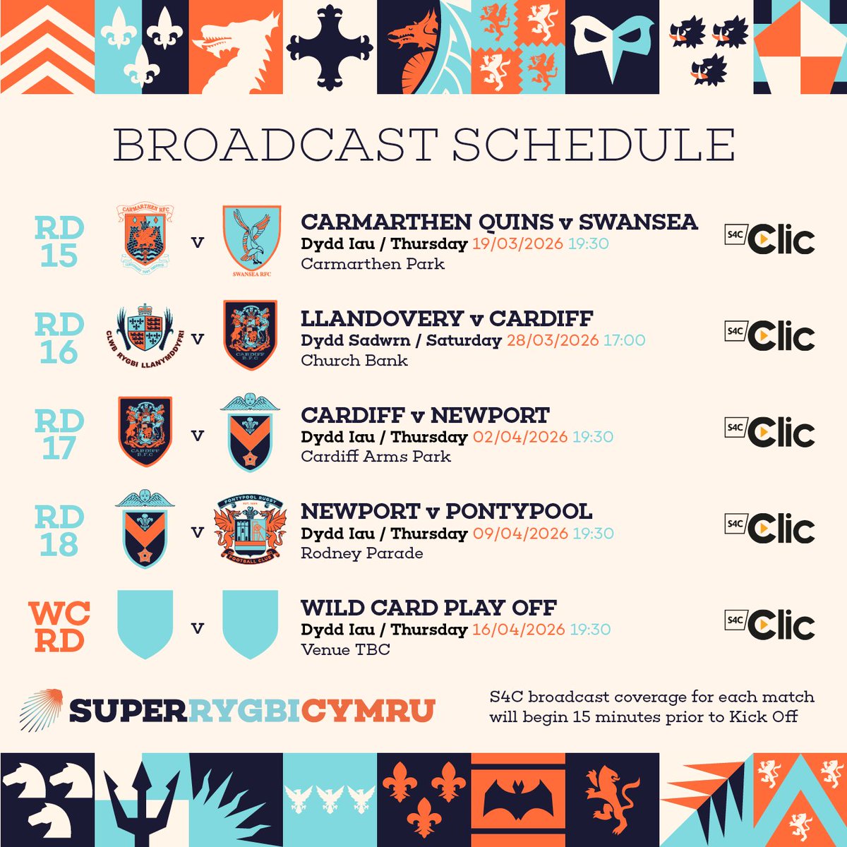 Super Rygbi Cymru tweet media
