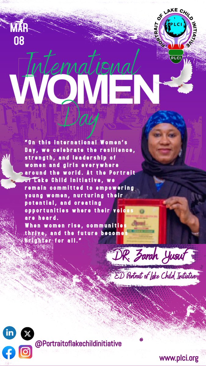 Happy International women's day.

#InternationalWomensDay2026 
#PLCI
