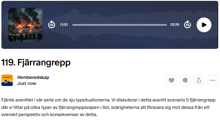 Bonusavsnitt 119 patreon.com/hemberedskap