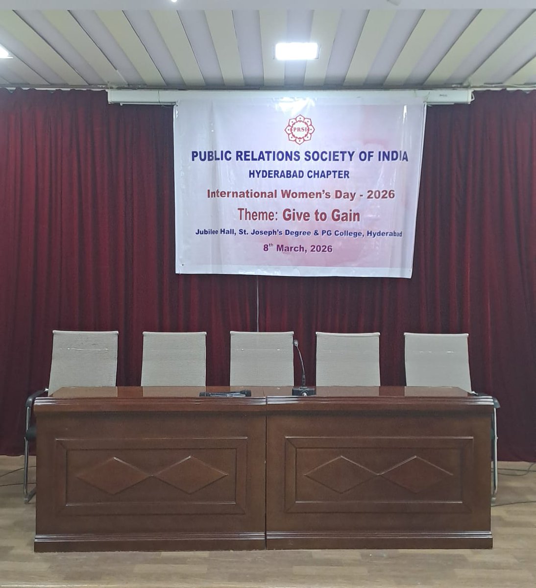 PRSIHyd's tweet photo. #InternationalWomensDay2026 celebrated by @PRSIWomenWing today at St. Joseph's PG &amp; Degree College, Hyderabad https://t.co/L4JDfb0OZM