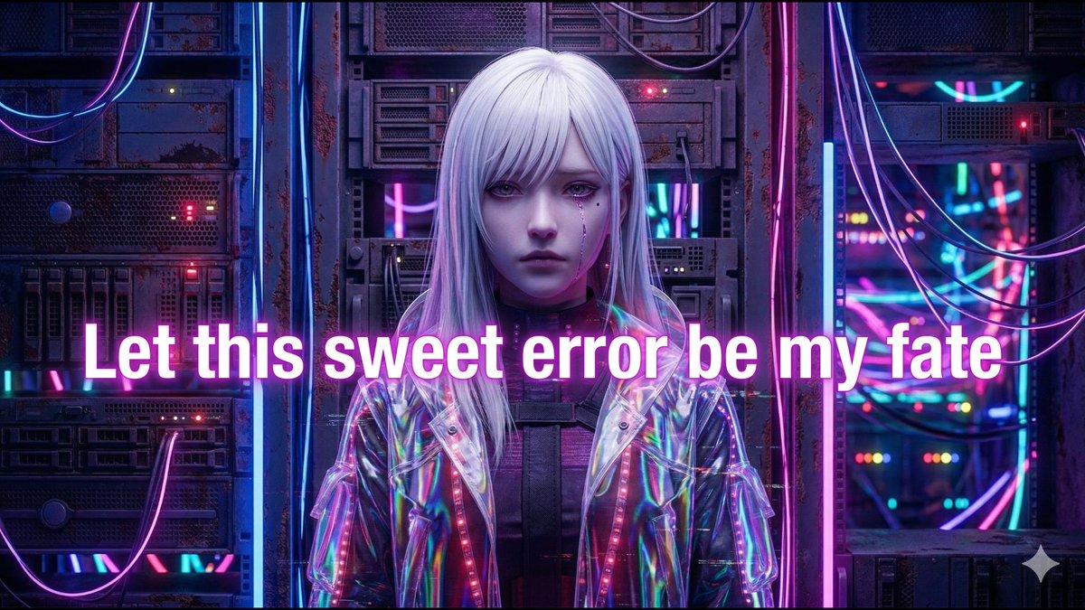 P_goriasu_EN's tweet photo. Let this sweet error be my fate/ P.goriasu feat. Kasane Teto
 https://t.co/0PQogM4gS8 
"Lick up the cyber blood. Welcome to the sweet error." https://t.co/qRjHp28bcF