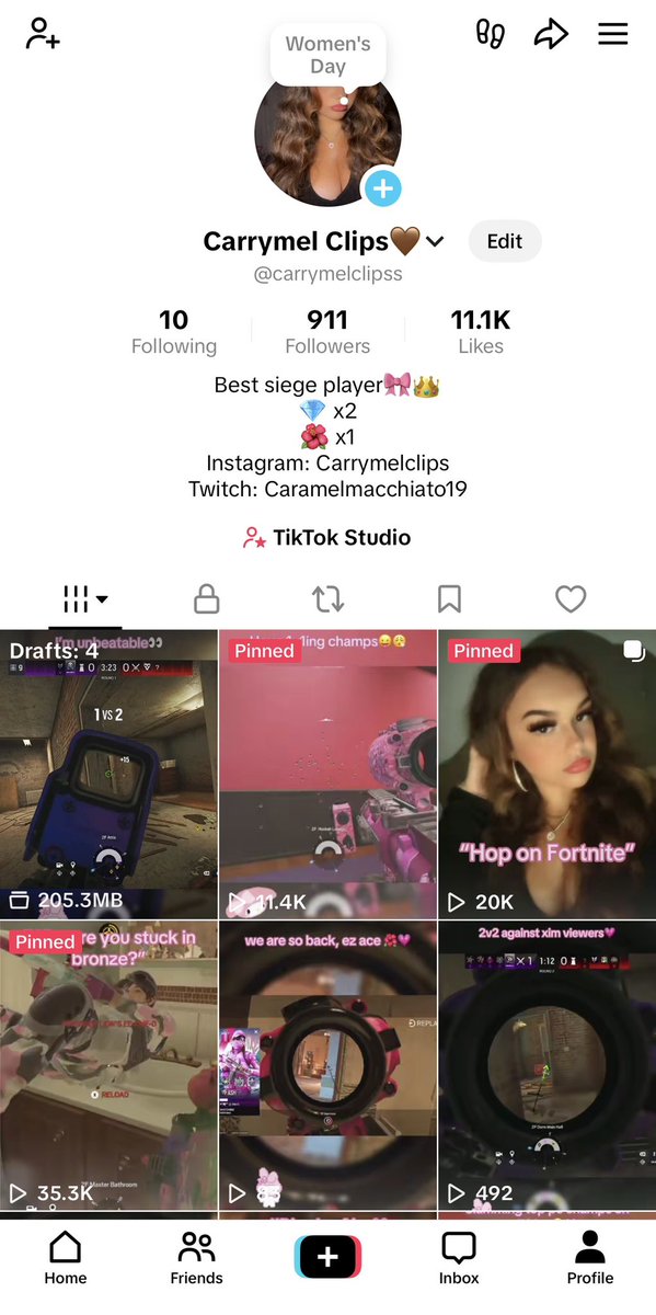 carrymelclips's tweet photo. Starting to become more active on TikTok, appreciate any of the follows @ carrymelclipss https://t.co/UxS2xzXNWK
