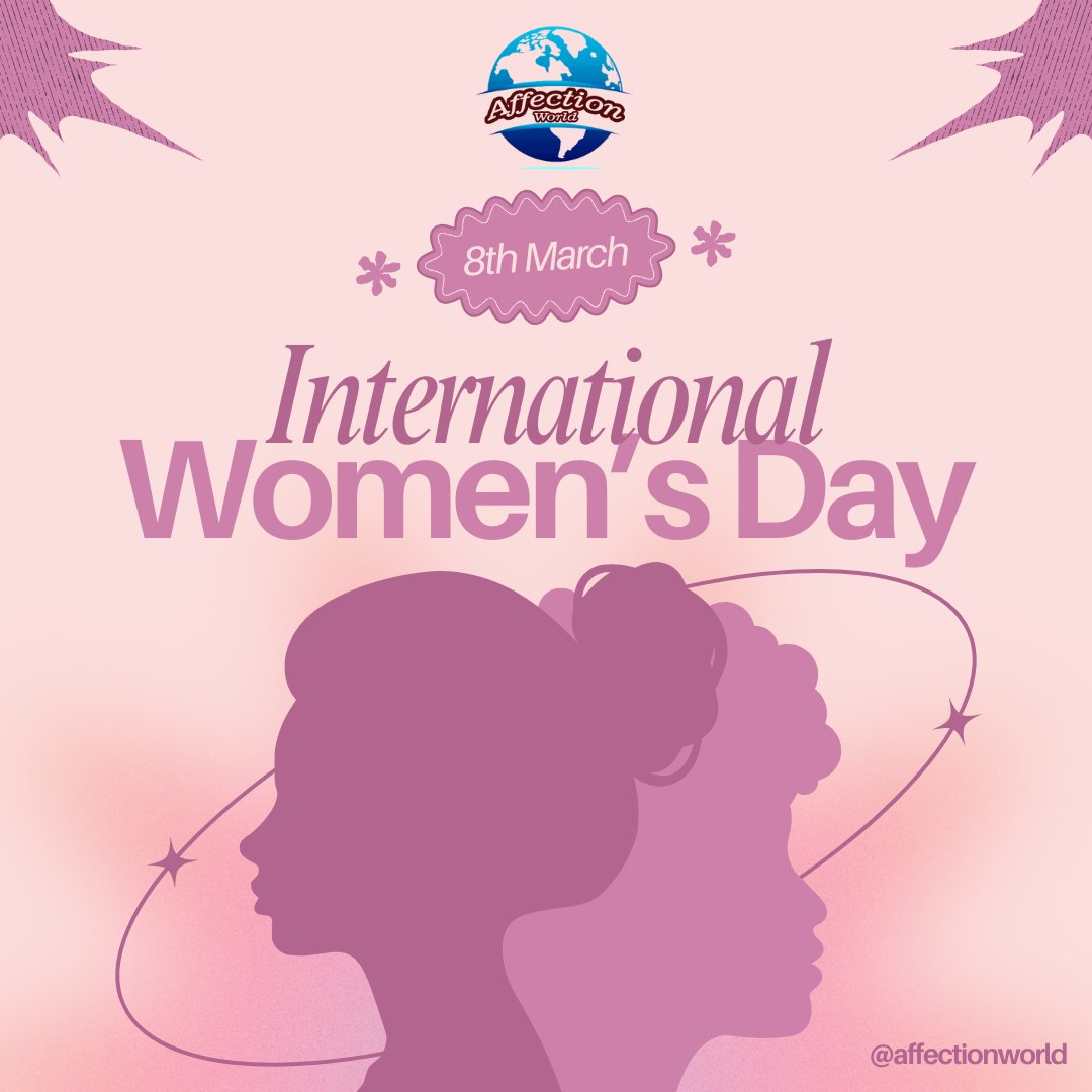 affectionworld1's tweet photo. 🌸 Affection World – Happy International Women’s Day 🌸

Let us respect, support, and empower every woman to achieve her dreams and create a brighter future. 💜

✨ Affection World wishes all the amazing women a very Happy Women’s Day!

#InternationalWomensDay #WomensDay #Women https://t.co/Ne6Ox2FnyL