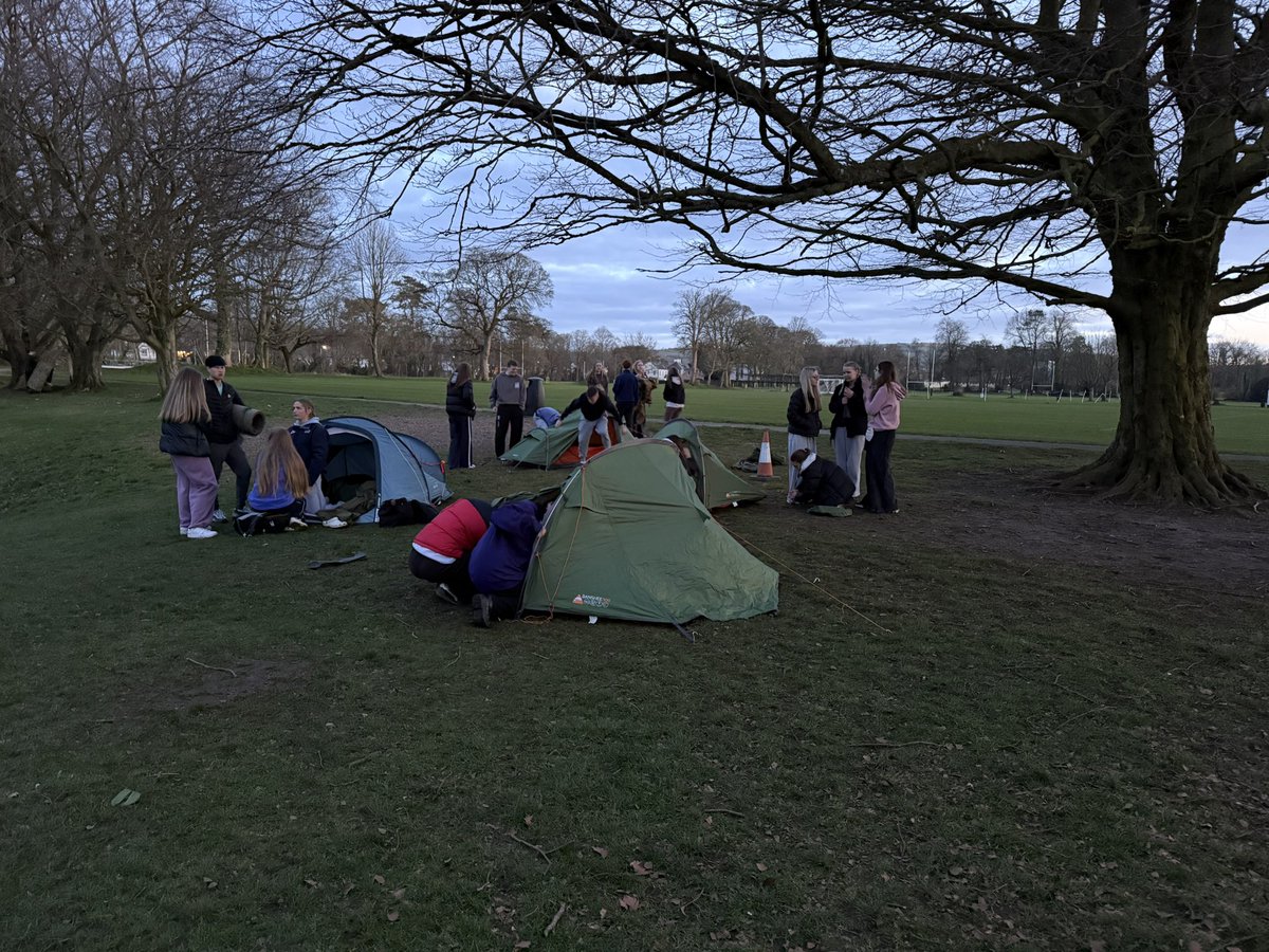 ccf_campbell's tweet photo. Yesterday members of @CampbellCollege and @Strathearn_Sch took part in the @RBVECharity Great Tommy Sleep Out @BAESystemsplc - so far we have raised over £1800. Well done all and thanks to our sponsors 
@RFCANI @ArmyCadetsUK @BLieutenancy https://t.co/Q5TgddrFB4
