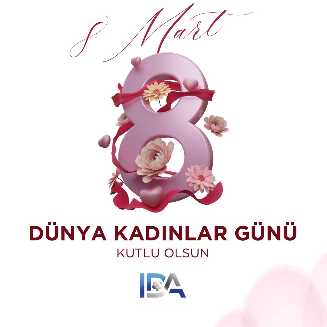 Hayatın her alanında ilham veren, üreten ve dünyayı güzelleştiren tüm kadınların 8 Mart Dünya Kadınlar Günü kutlu olsun! 🌸