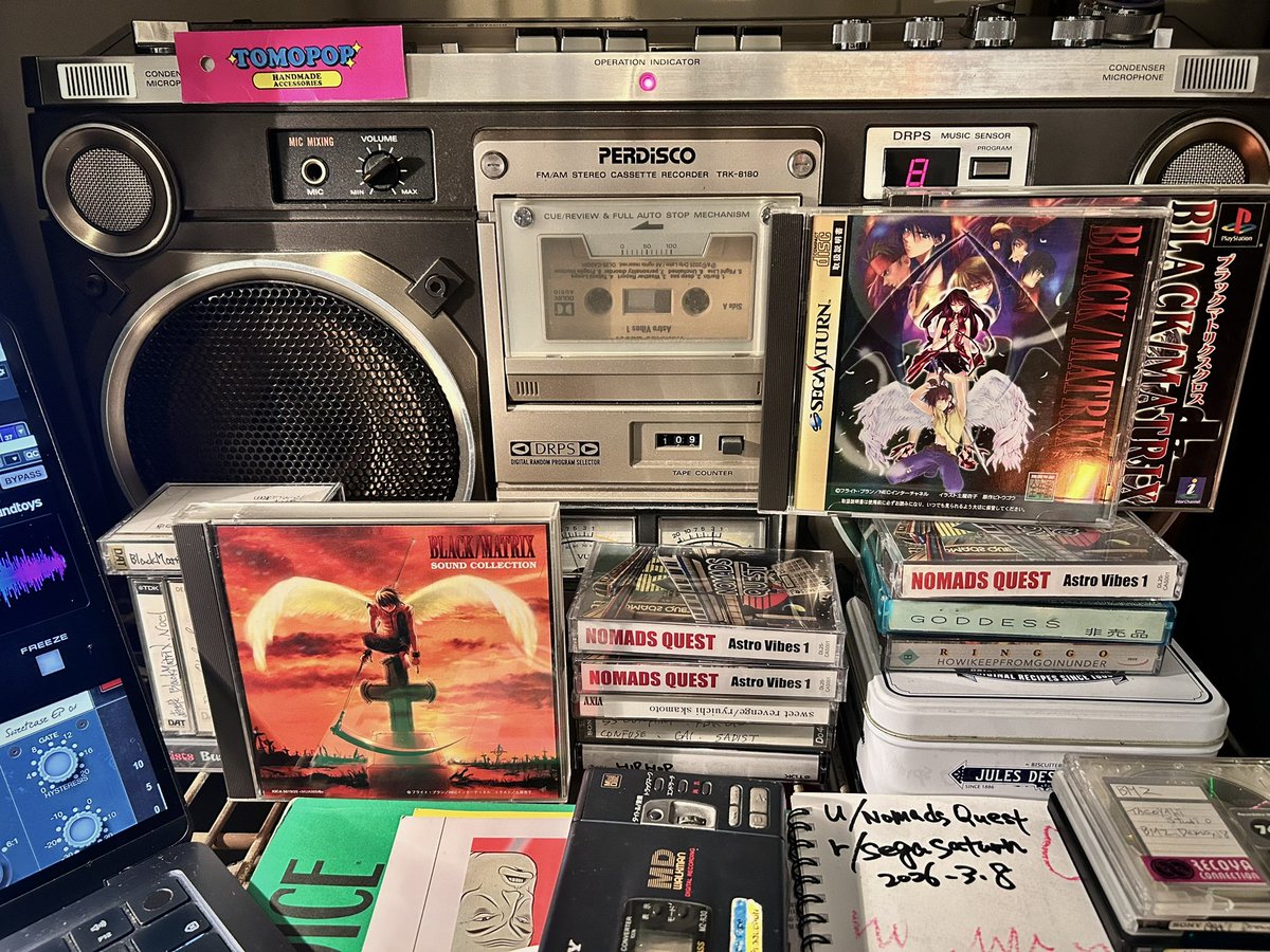 DL_Nomads_Quest's tweet photo. 『ブラックマトリクス』後にDCやPSでも続編が作られた名作です。
アプローチしたのは、アンダーグラウンドからバッハまで。曲名すらも既存のルールを拒絶しました。
クレジット名は「The Hustlers concept」。ゲーム内のスタッフロールには私の本名も載っています。
#BlackMatrix #ブラックマトリクス https://t.co/qZfDLcl0HZ