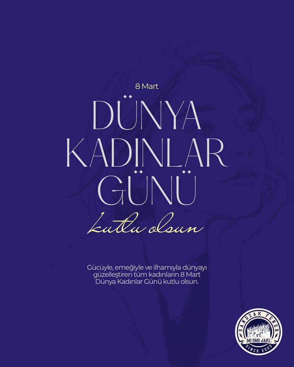 sandzakfener's tweet photo. Hiçbir kadını erkek şiddetine kurban vermediğimiz, eşit, adil ve mutlu yarınlara…

8 Mart Dünya Kadınlar Günü kutlu olsun! https://t.co/macEKGdfnv