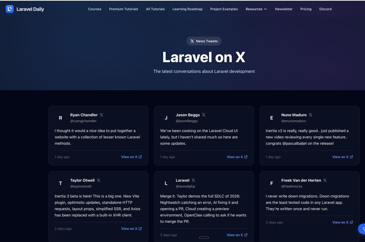 Povilas Korop | Laravel Courses Creator & Youtuber tweet media