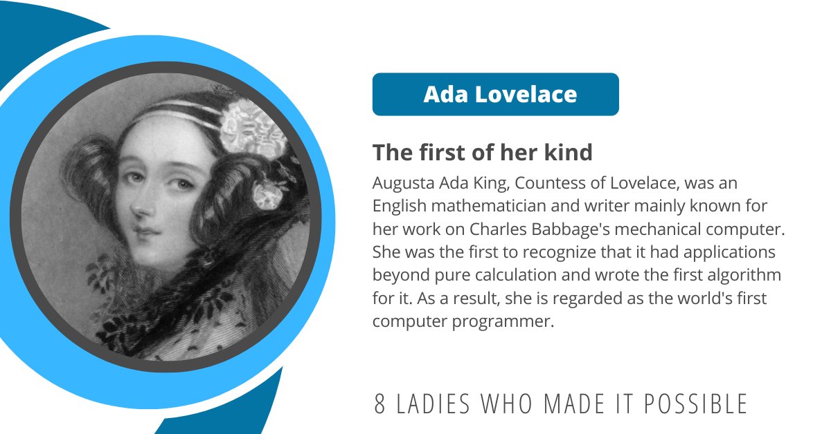 IntersogIL's tweet photo. Tech didn’t become what it is today by accident.

This Women’s Day, we’re highlighting the women who helped make modern IT possible — and whose contributions still deserve more visibility.

Read more:
 https://t.co/kOtUGZjlKP
#WomenInSTEM #WomenInTech #STEM #TechHistory https://t.co/7NlyqFC0lO