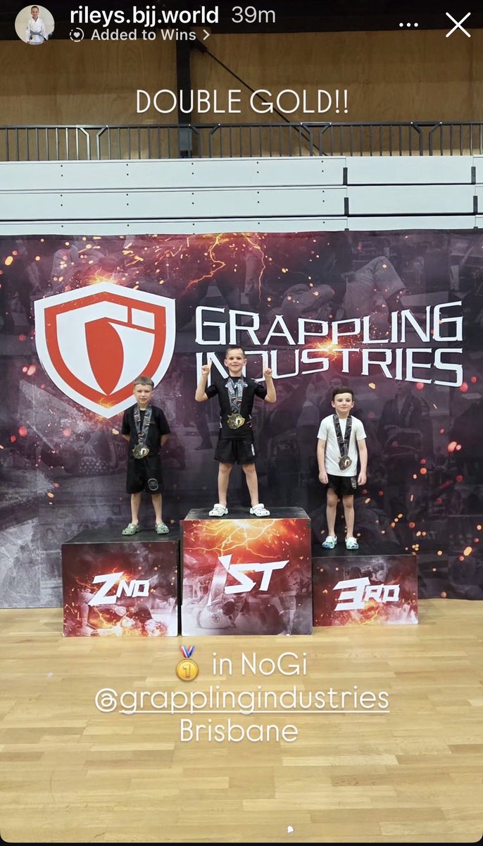 NicNic711's tweet photo. 2 more gold medals for Riley ☺️ #jujitsu #brausfight #austraila #grandson #proud https://t.co/d7ASQs8aTH