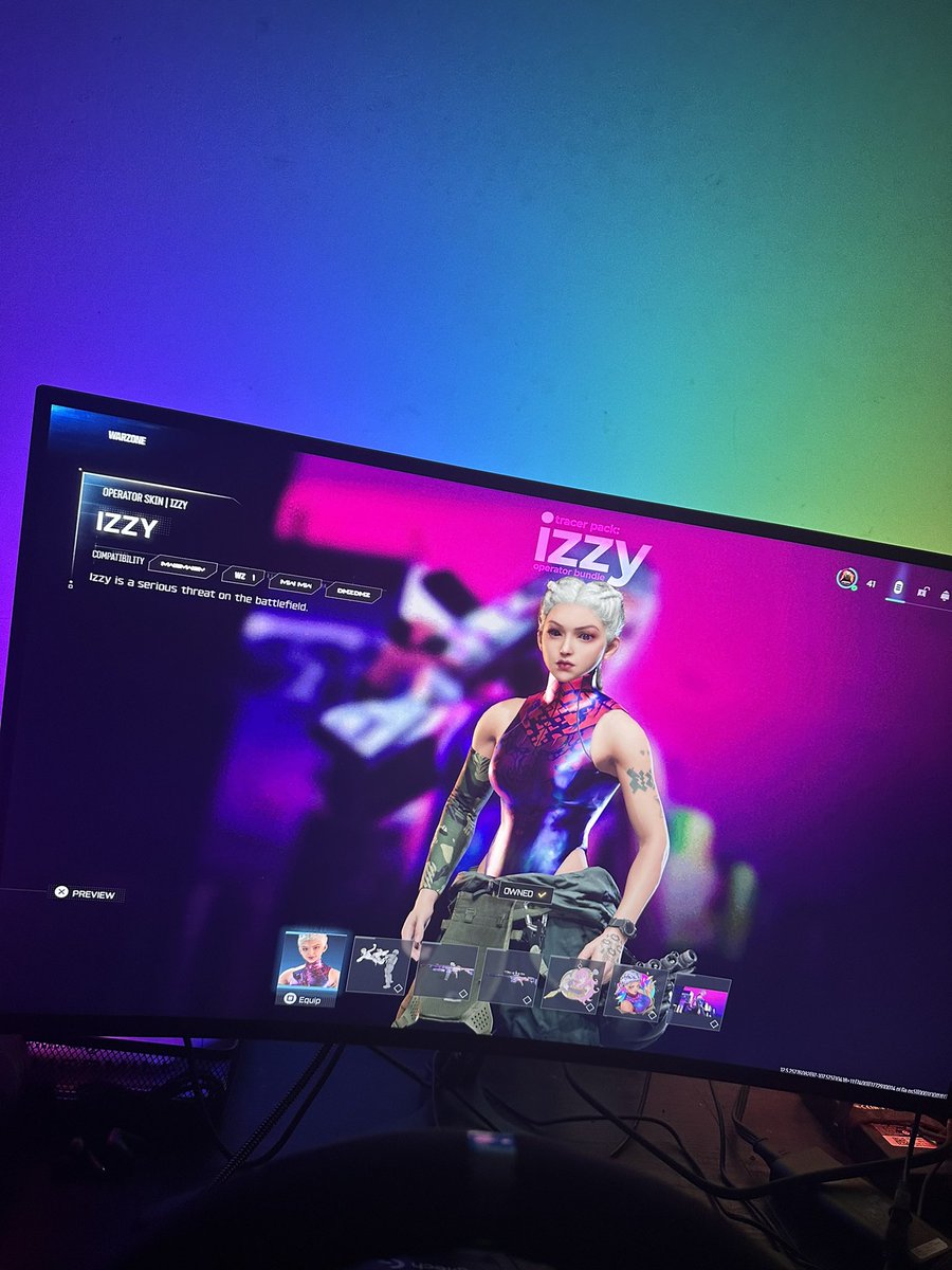 max_wontmiss's tweet image. Finally got my Japanese operator 😈
#codwarzone
Say hi to Izzy