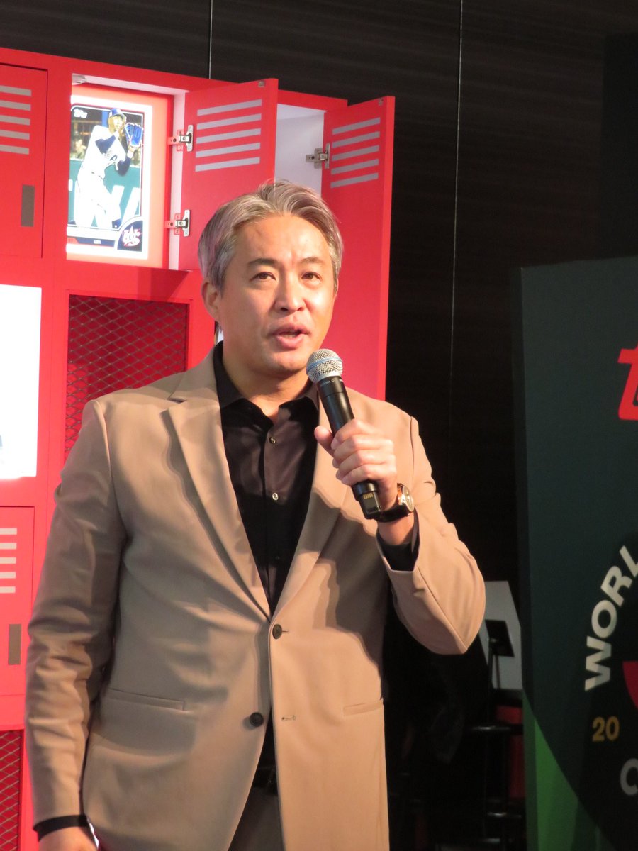 taimaidayo's tweet image. 五十嵐亮太さんのトーク楽しすぎたしカッコいいし最強
#Topps #ToppsWBC 
#2026ワールドベースボールクラシック