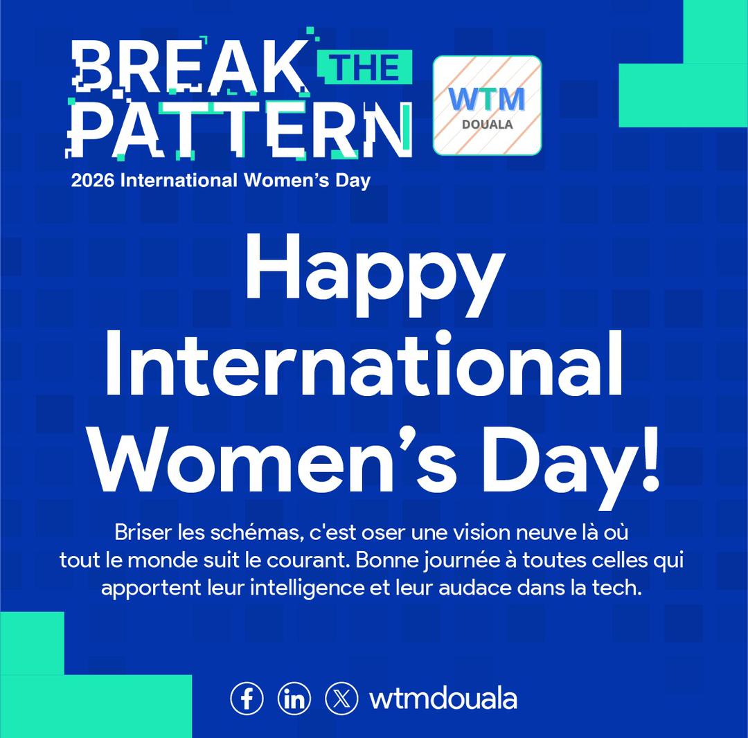 Women TechMakers Douala #IWD2026 tweet media