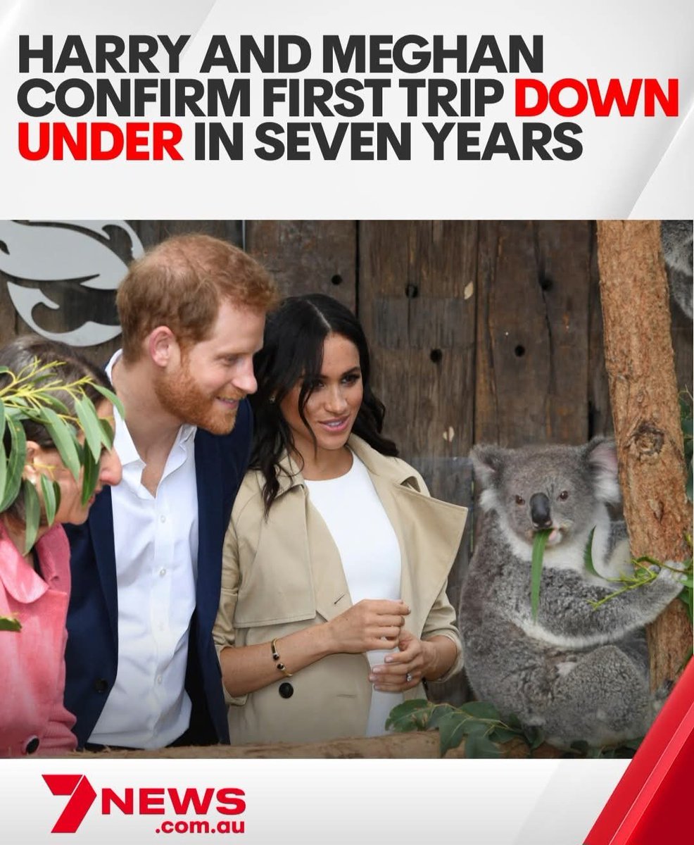 FranMooMoo's tweet photo. Looks like Harry and Megan's world wide privacy tour is heading down under 🤢 They're looking for attention so how about we all just ignore them 😂 https://t.co/BI0aAbl54G