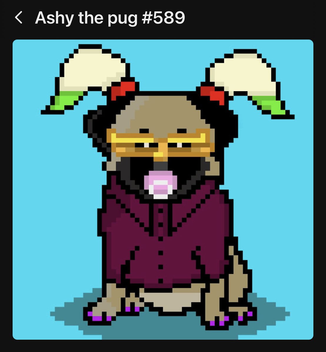 UzyCrypto's tweet photo. Yayyy ๐๐๐
Just received my Ashy the pug #589 #NFT #Polygon #NFTcollections #NFTCommunity #NFTpolygon #NFTGiveaway #Web3 #NFTfam ๐ค๐ค๐ค
Thank you @SnailzoHomebody @Kuz1580Smith โบ๏ธโบ๏ธโบ๏ธ https://t.co/LLMw2r8FYB