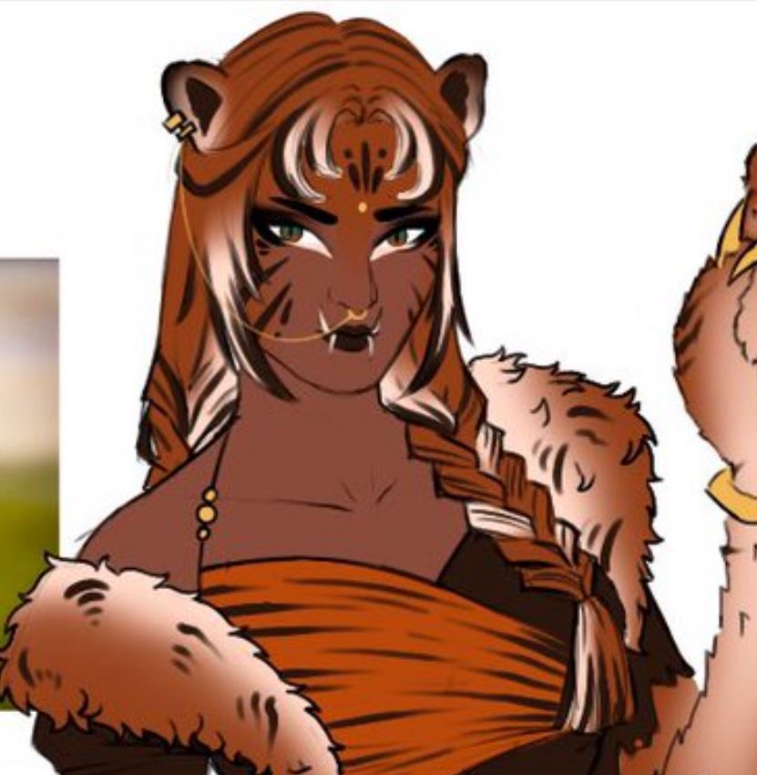 rascaltherosy's tweet photo. drawing fan sym skins/concepts as chibis (2/?) #symmetra 
@cacidrel - were-tiger symmetra https://t.co/5jKimW5ajO