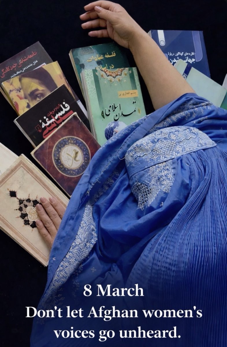 mnfz79's tweet photo. 8 March
Don't let Afghan women's voices go unheard!!!

#EndGenderApartheidinAfghanistan
@bbcpersian @UNICEF https://t.co/B4iyDOPSrY