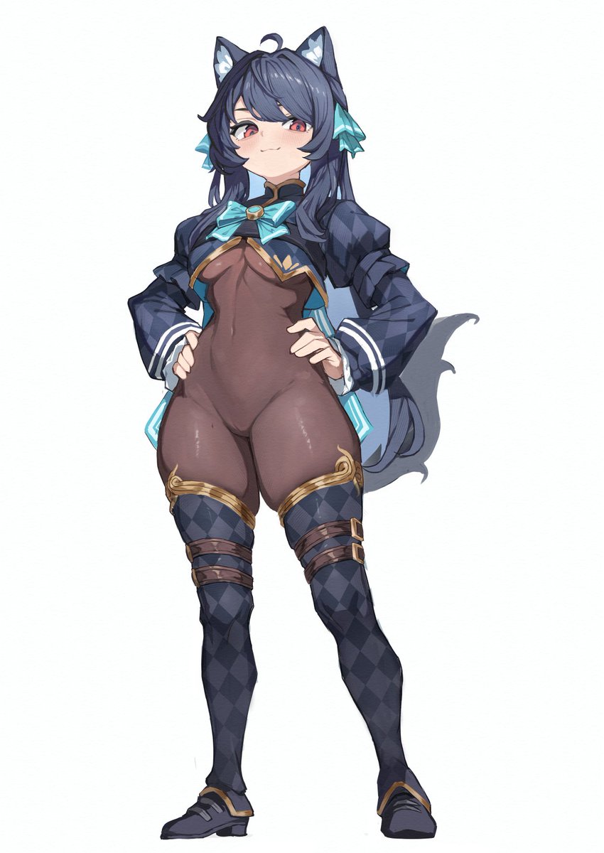 VRChat用3Dモデルのスヴァルトリリヤちゃんの絵を描かせていただきました～ 