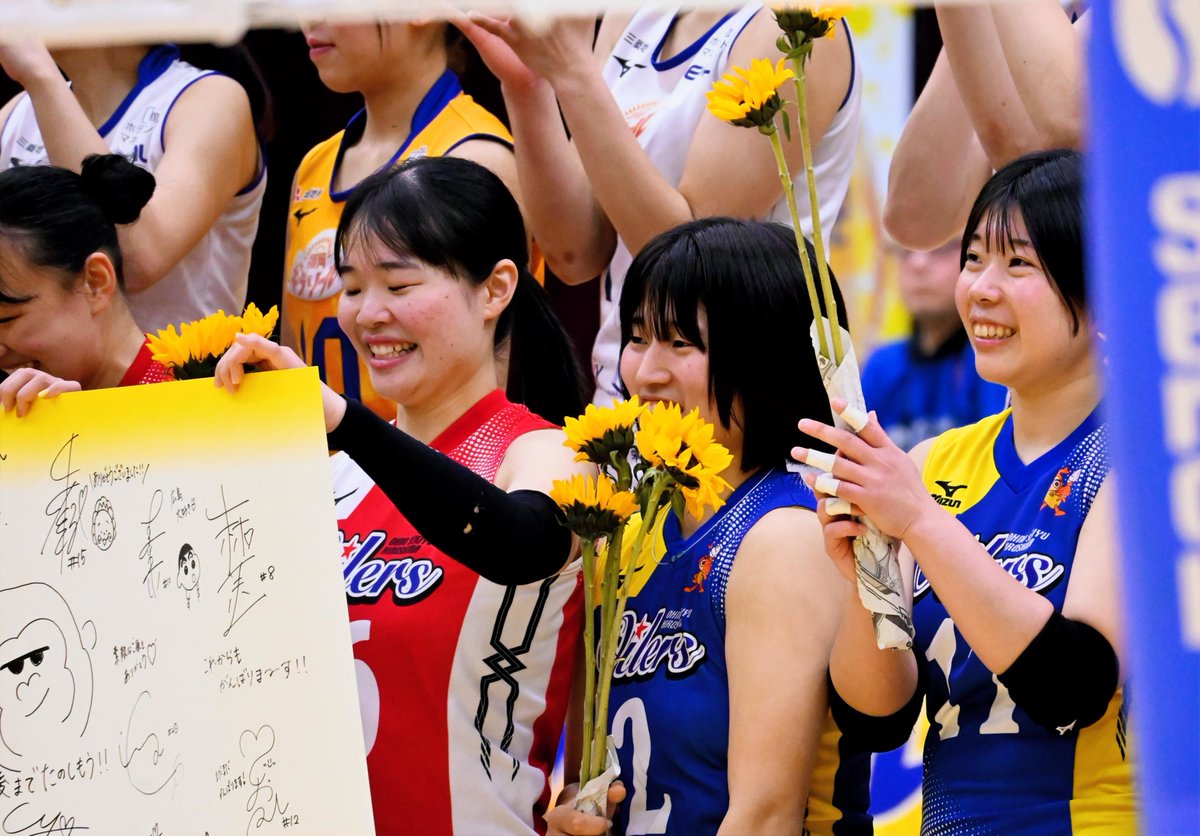 Jun144994215's tweet photo. 2026/03/08 #福岡市民体育館

#福岡ギラソール vs #広島オイラーズ

😭

#Vリーグ https://t.co/6TPgW3Dp1I
