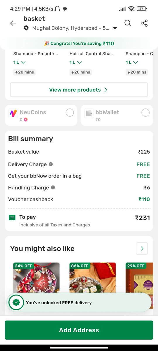 RpCric's tweet photo. @bigbasket_com can you please explain me why I am unable to apply coupon code ? https://t.co/4DHYvTGpDm