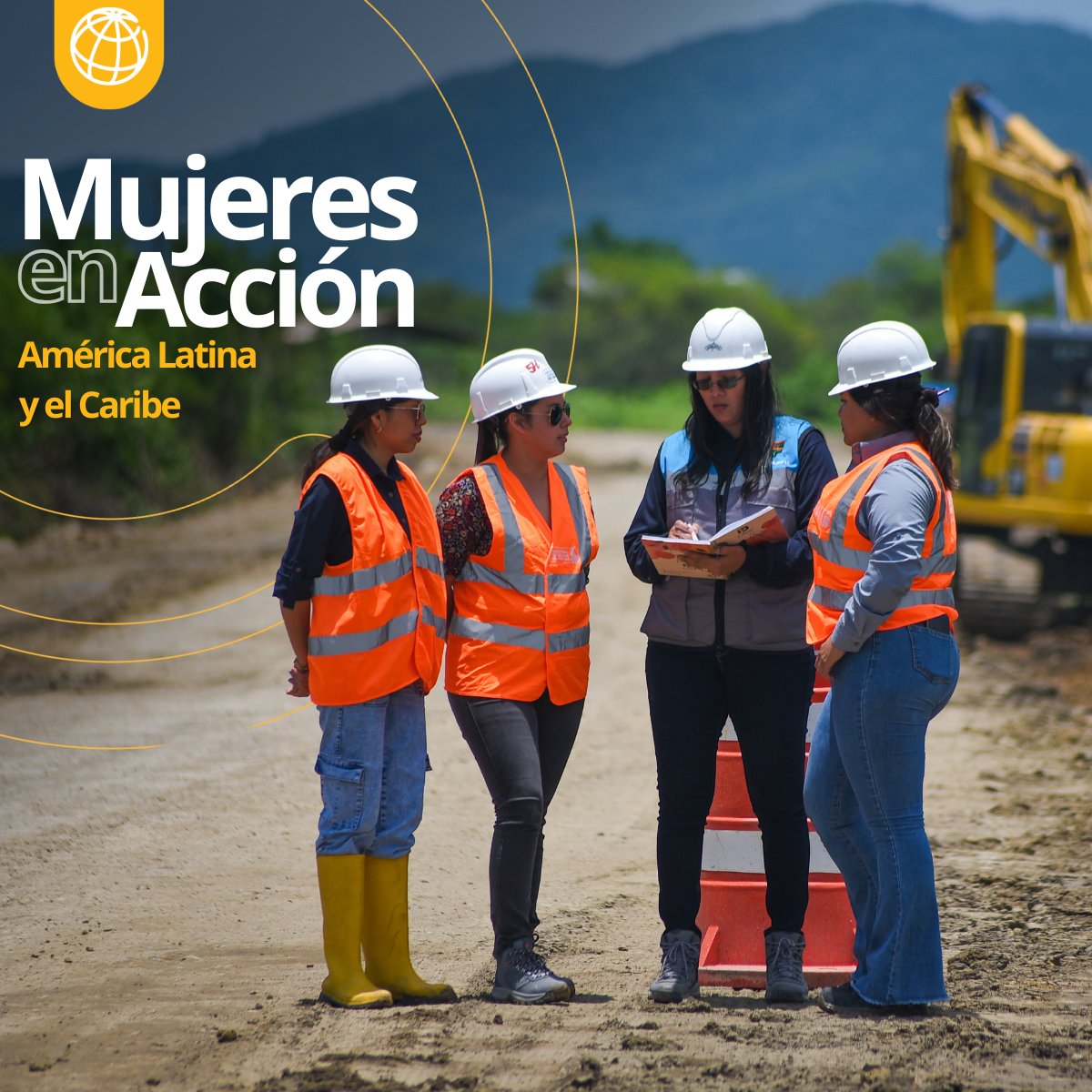 BancoMundialLAC's tweet photo. Las mujeres lideran cuadrillas de mantenimiento vial rural, gestionan recursos y mantienen rutas esenciales abiertas en Ecuador. 

El mantenimiento preventivo conecta comunidades con escuelas, salud y mercados👉 https://t.co/1pZjCpU2qo #8M #DíaDeLasMujeres https://t.co/MDsUKdXMNf