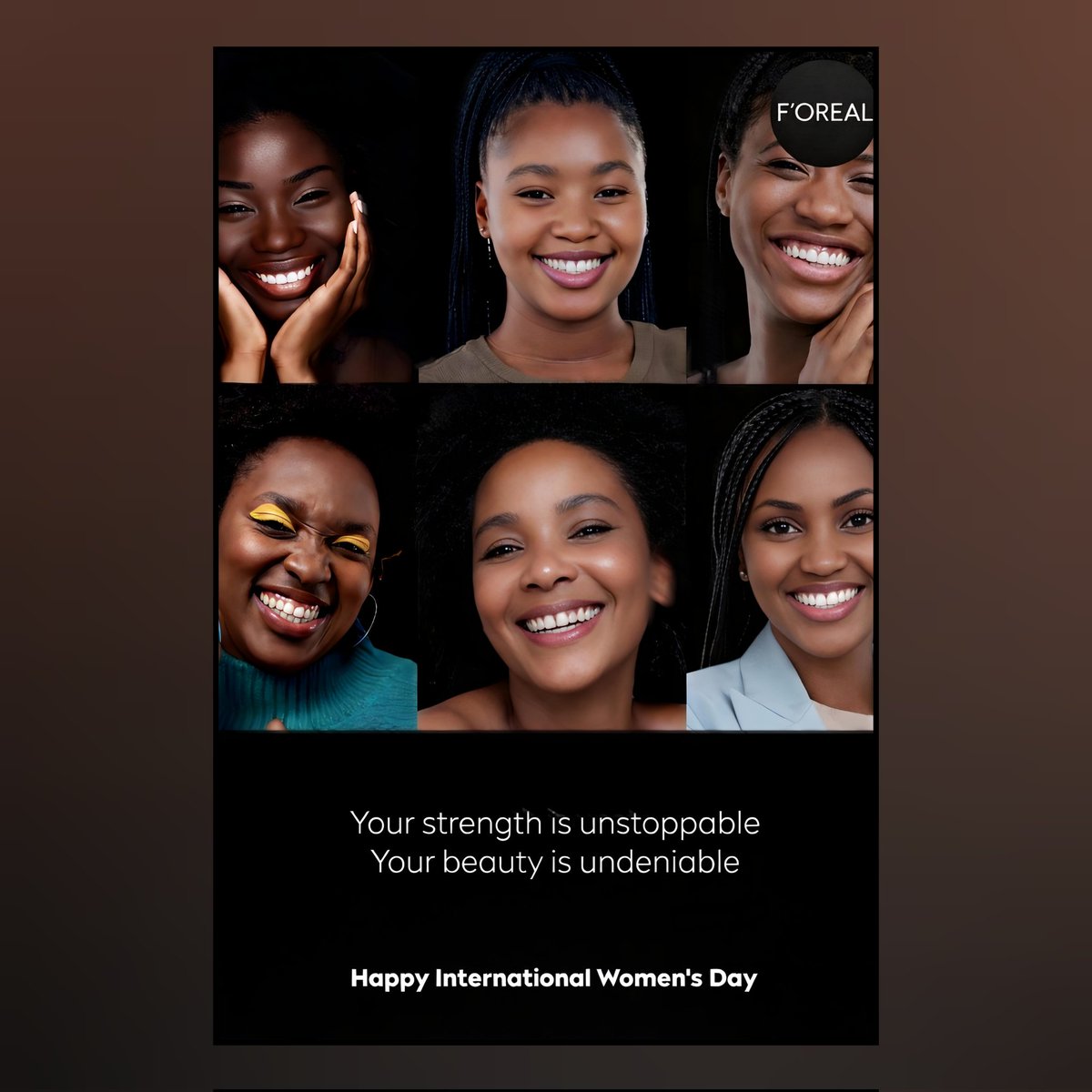 Happy women's day to strong women out there.