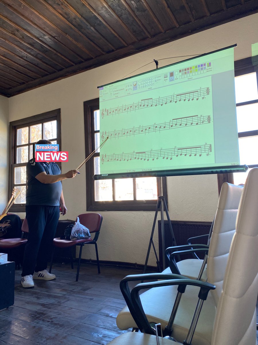 tek nota calıyorduk isler karıstı yine