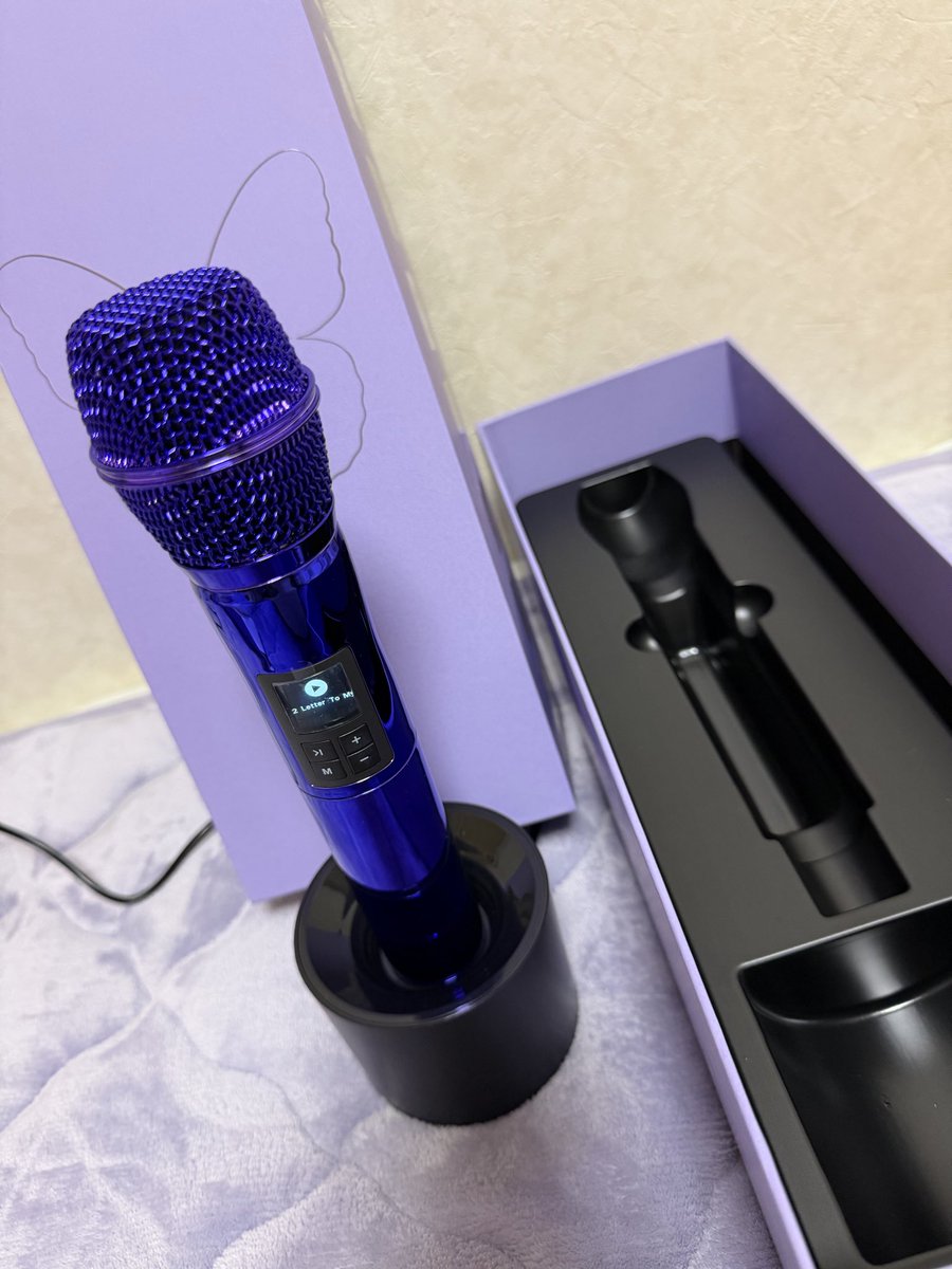 テヨンちゃんマイク届いた〜！！！
クオリティ高すぎて感動🥺🥺🥺
あまりにもセンスが良すぎる...