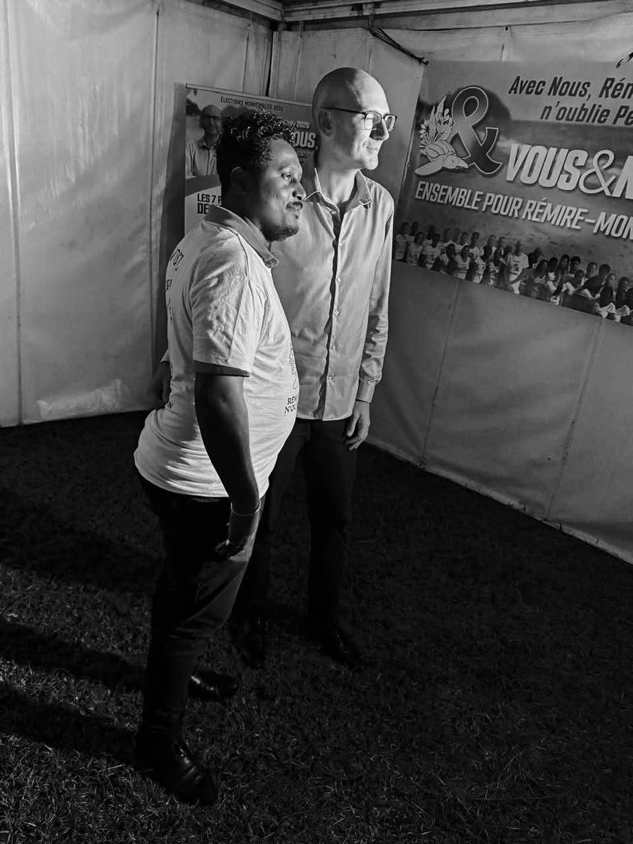 Laurent CHONG-SIT (collistier), Quincy VANSERTIMA (collistier) &amp; moi #RémireMontjoly 🩵💛💚