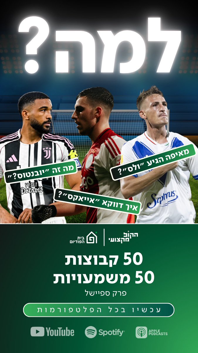 הפודיום tweet media