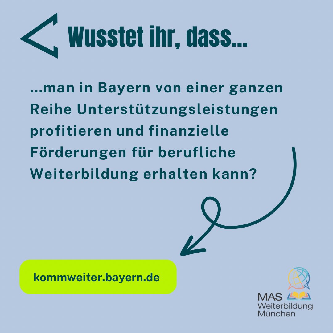 Berufliche #Weiterbildungsmaßnahmen steigern die #Qualifikation. Firmen die ihre Beschäftigten im Rahmen der #Personalentwicklung weiterbilden, stärken langfristig ihre Wettbewerbsfähigkeit. Sprechen Sie Ihre #Arbeitgeber auf eine mögliche Unterstützung Ihrer #Weiterbildung an